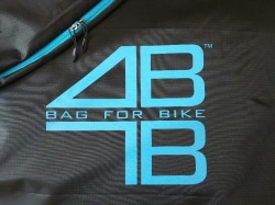 N° 2 Pieces  BAG FOR BIKE - MTB Version - Zip & Logo BLUE